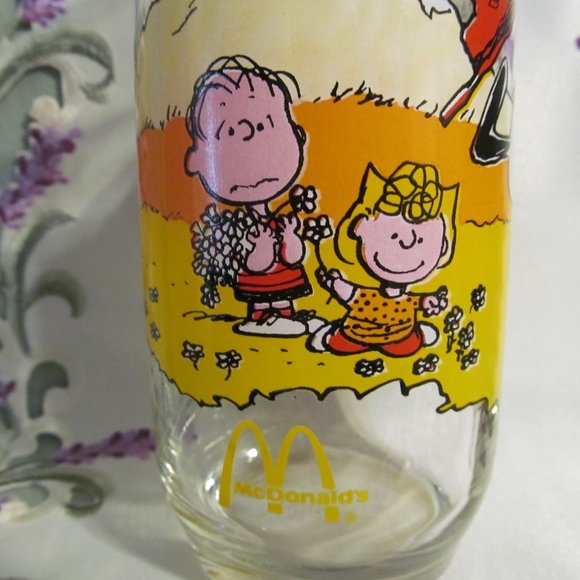 Vintage McDonalds Glass Peanuts Camp Snoopy Collection Civilization is Overrated - Picture 5 of 8